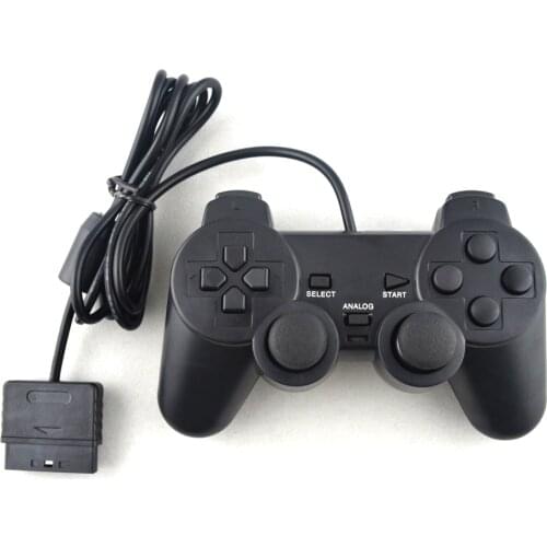 50PCS For Sony PlayStation 2 for PS2 Wired Vibration controller gamepad joystick