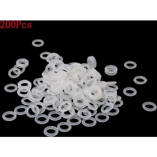 200Pcs Keycaps Rubber O-Ring Buffer Switch Dampeners For Cherry MX for Mechanical Keyboard
