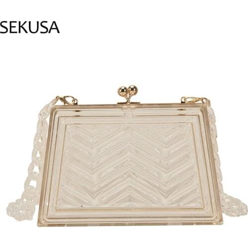 Acrylic Women Evening Bags Causal Ladies Holder Handbags New Design Summer Party Wedding Day Clutch Holder