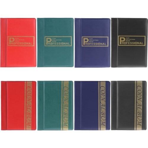 120 Pockets Coins Holder Album Book Coin Collection Money Organizer Storage Bag 667A