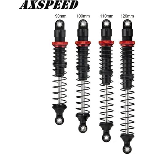 AXSPEED RC Car Metal Shock Absorber Oil Damper 90/100/110/120mm for 1/10 RC Crawler Car Axial SCX10 D90 TRX4 Wraith Parts