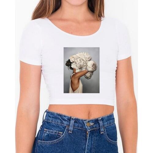 BLINGPAW Women's Cropped T-shirts