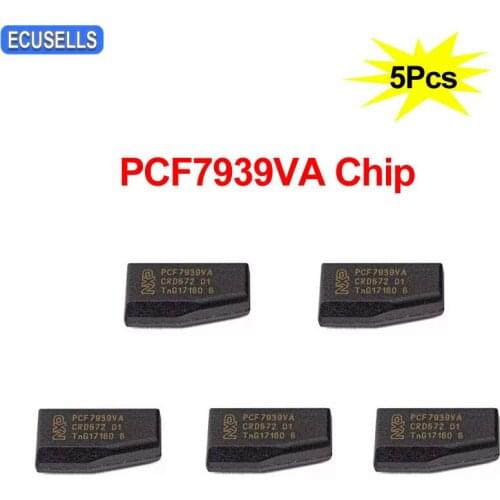 5Pcs/Lot Transponder Car Key Chip PCF7939VA Blank Transponder Chip