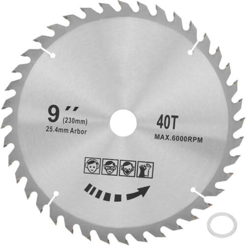 Woodworking Saw Blade Disc Alternate Teeth Shapring Woodwork Carbide Cutting Tools 7 8 9 10 Inch 40 60 80 Teeth 180 230 254mm