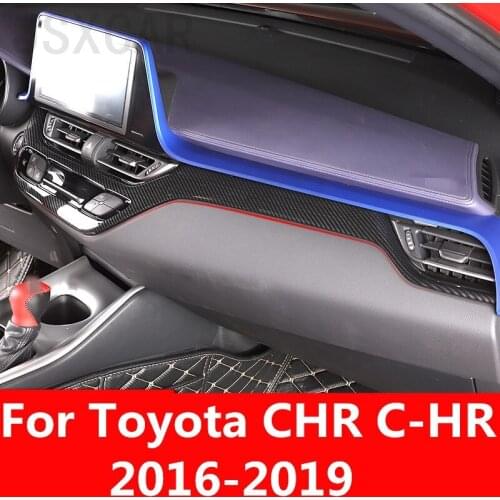 For Toyota CHR C-HR 2016-2019 Central control trim interior special central control instrument panel decoration patch sequins