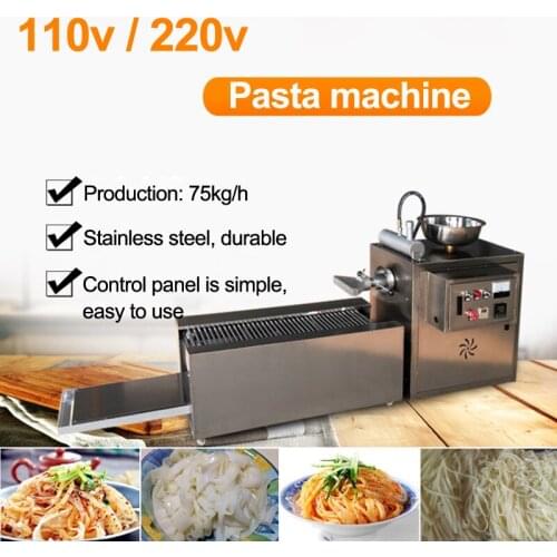 Electric Pasta machine Stainless steel Chinese noodles machine Commercial rice noodles maker/liangpi machine 75kg/h 110v/220v