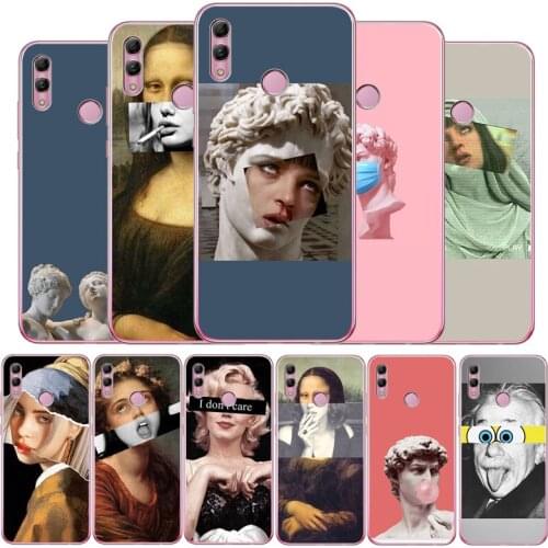 Artistic creation of spoof Soft Silicone Phone Case For Huawei Honor 9 10 20 30 lite 20 30 PRO MATE 9 10 20 30 PRO 20 30 lite