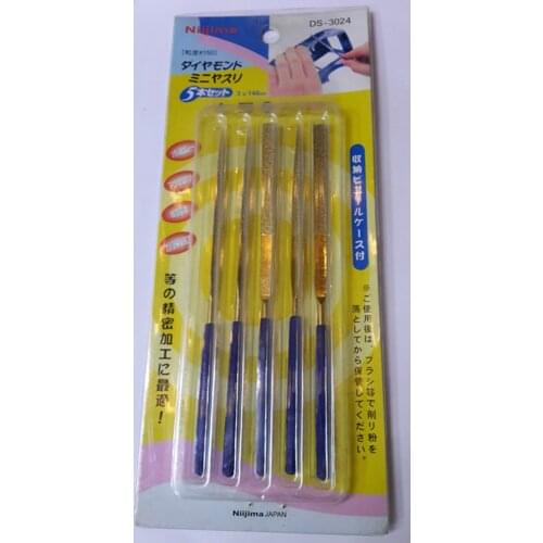 Needle Files best quality diamond file 5pcs=1lot Jeweler Diamond Carving Craft Tool Metal