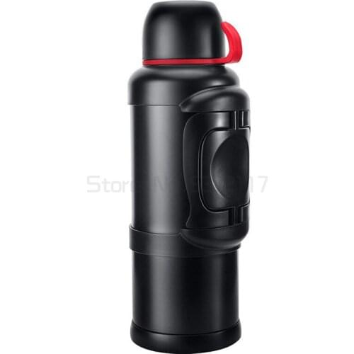 Stainless Steel Insulated Thermos Bottle 1L/2L Outdoor Travel Coffee Mugs Thermal Large Capacity Vaccum Water Bottle Thermal Mug