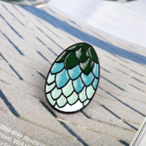 Dragon-Eggs Brooch Pin Lapel Enamel Backpack Bags Badge Men Gift
