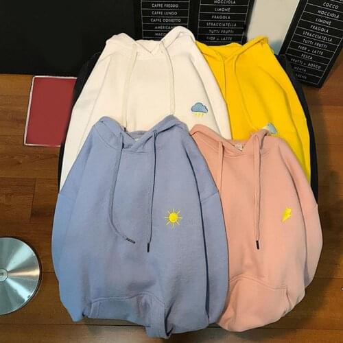 Clothes Stylish Long Sleeve Hooded Solid Color Women Sweatshirt Autumn Pullover Hoodie Long Sleeve Blouse Coat