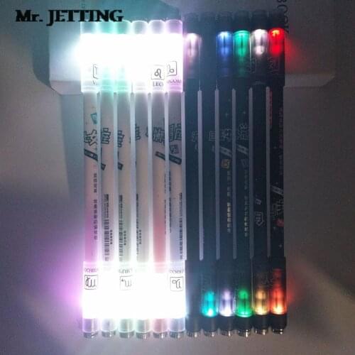 Pen Spinning Mod Rotating Gaming Ballpoint Luminous Pen Anime For Beginner Rotating New