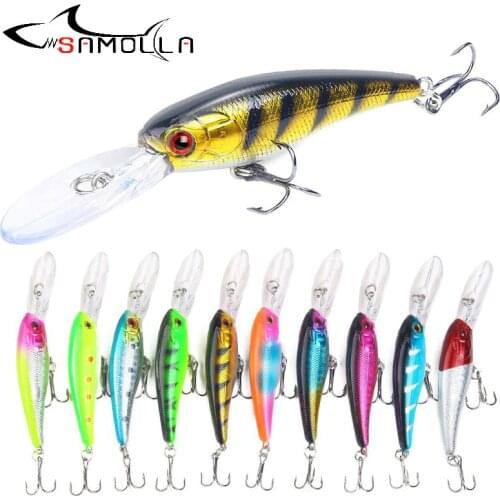 Minnow Fishing Lures Weights 7.2g/9.5cm Mino Bait Crankbait Trout Saltwater Lures Articulos De Pesca Isca Artificial Fake Fish
