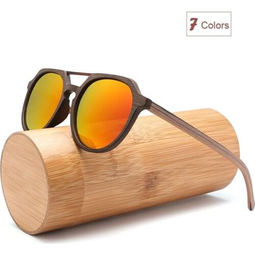 Acetate Wooden Polarized Sunglasses UV400 Brand Design Sun Glasses For Men and Women
