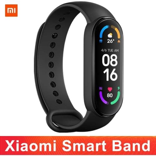 Original Xiaomi Mi Band 6 Global version Smart Band Colorful Screen 5 Color Sport WristbandFitness Traker Heart Rate Bluetooth
