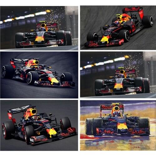 ZOOYA New 5D DIY Diamond Painting Max Racing Get Away Rhinestones Diamond Embroidery F1 Diamond Mosaic Cross Stitch Home Decor