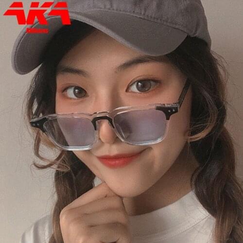 AKAgafas Square Sunglasses Women Personality Polygon Glasses Simple Women Sunglasses 2021 Lentes De Sol Mujer Vintage Glasses