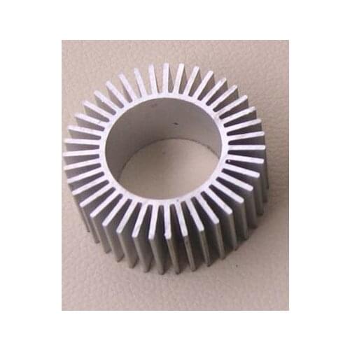 Free Ship 5pcs High quality tube light sunflower circular aluminum radiator LED Aluminum profile radiator 50*29*20mm LED Cooling