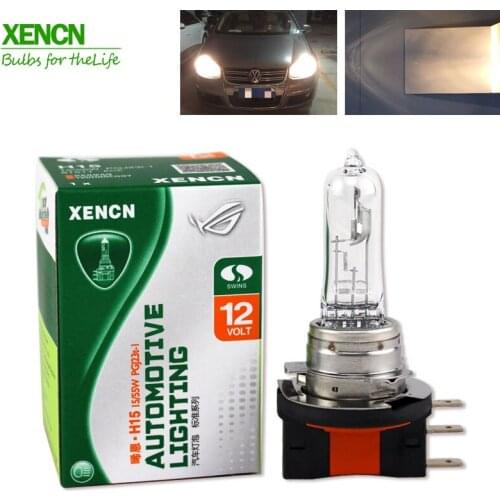 XENCN H15 12V 15/55W 3200K Clear Series Original Headlight OEM Halogen Bulb Auto Fog Lamps Long Lifetime For VW Golf 64176