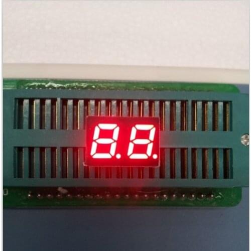 Free Ship 100pc Common cathode/Common anode 0.28inch digital tube 2 bit digital tube display Red digital led tube factory direct