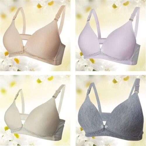 Maternity Bras Comforty Women Feeding Pregnant Maternity Bra Breastfeeding Wire Free Stretchy Soft Nursing Wireless Underwear