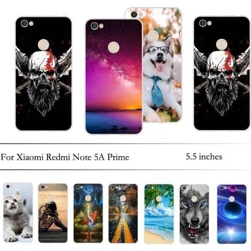 Soft TPU Silicone Case for Xiaomi Redmi Note 5A Prime Case Cover for Redmi Note 5 A Prime Case for Redmi Note 5A Prime Phone Bag
