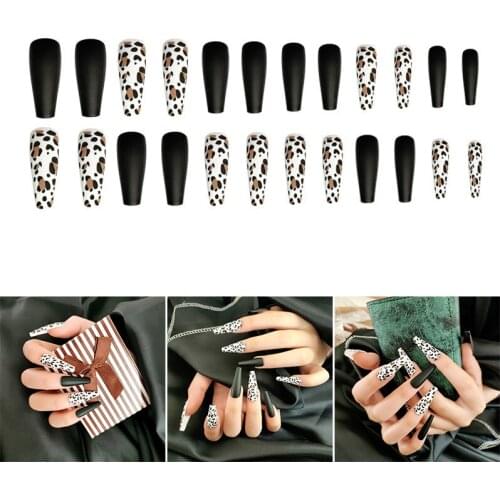 Long Coffin False Nails Artificial Ballerina Shape Fake Nail DIY Nail Art Salon for Women Girls Nail SK88