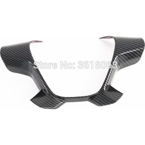 For Ford Transit 2017 2018 2019 Inner Steering Wheel Trims Molding Frame Protector Cover ABS Chrome Car Styling Accessories