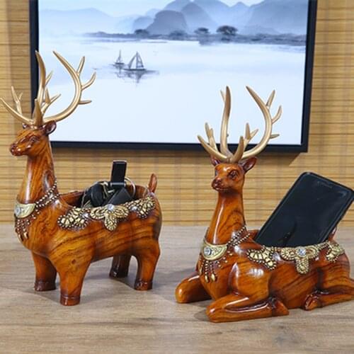 Home Decorations Resin Animal Ornaments Key Storage Box Ashtray Snack Plate Desktop Groceries Organizer Statue Crafts Ornaments