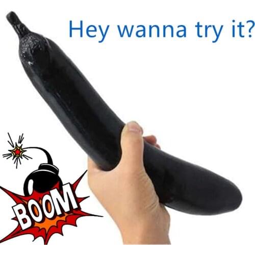 Huge Eggplant Dildo Anal Plug Big Butt Plug Vagina Anal Dilator Adult Sex Products Anal Masturbation Sex Toys For Woman Men Gay