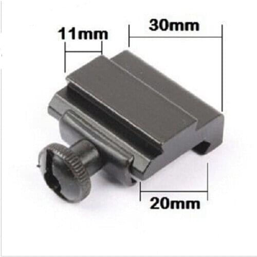 Scope Mount Rail 20MM Dovetail to 10MM/11MM Picatinny Weaver Adapter Base Scope Mounts Accessories