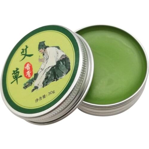 Wormwood Ointment Cooling Oil Moxa Moxibustion Cream Anti Mosquito Headache Toothache Stomachache Dizziness Essential Balm
