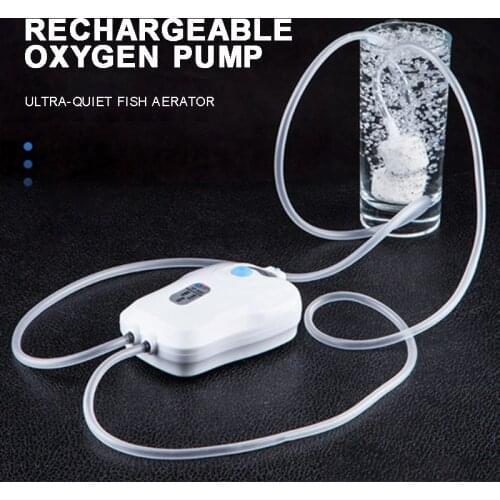 For Medium-sized Fish Tank 1pc Low Noise AC 220-240V 4.5W Aquarium Air Pump Rechargeable Oxygen Gas Pumps Mayitr
