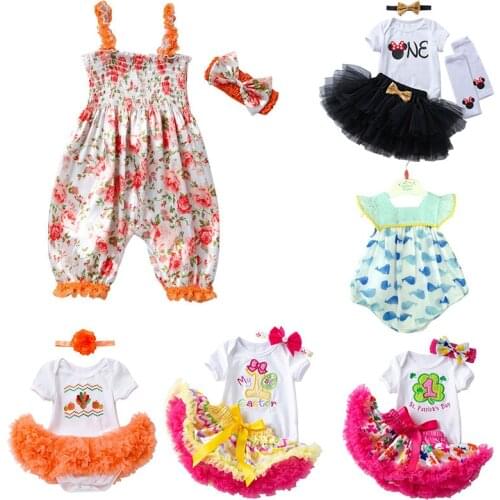 Latest Reborn Doll Clothes 50-58cm Doll Clothing Reborn Baby Girls Toys Clothes Dress With Headband Set Kids Christmas Gift