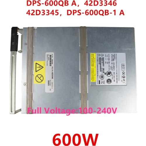New PSU For IBM DS4700 600W Power Supply DPS-600QB A 42D3346 42D3345 DPS-600QB-1 A