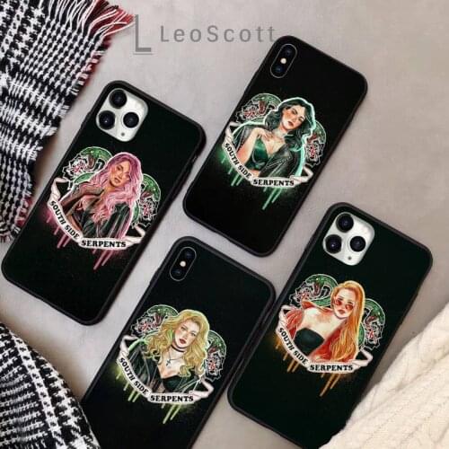 Riverdale South Side Serpents TV phone case for iPhone 11 12 pro XS MAX 8 7 6 6S Plus X 5S SE 2020 XR Soft silicone funda coque