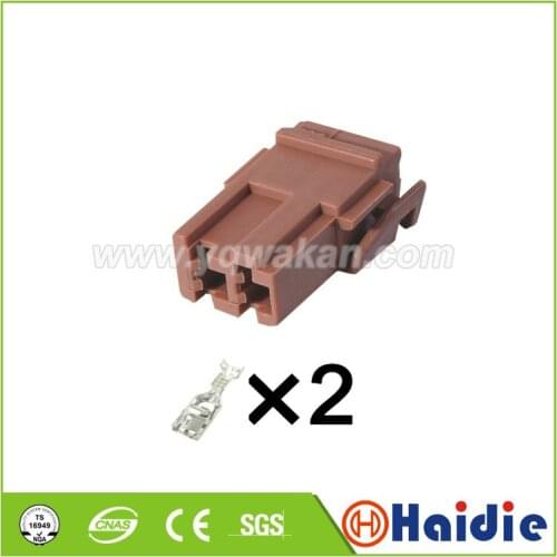 Free shipping 5sets 2pin tyco auto female plug 142680-1 electric wiring harness connector 1-142680-1