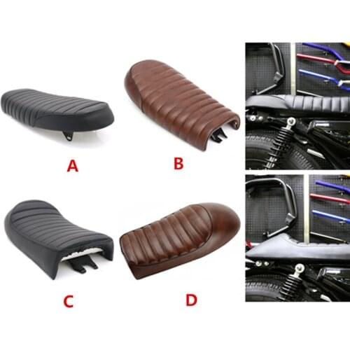 Universal Motorcycle Vintage Flat brat /Hump Cafe Racer Seat For Suzuki GT125 550 380 GS550 Yamaha XJ750 XS400 XT225 Kawasaki