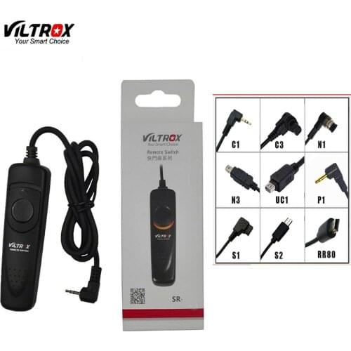 Viltrox SR-C1 C3 N1 N3 E2 S1 P1R90 Remote Switch Shutter Release for Canon nikon sony olympus fujifil 500d 5d mark iv d90 d3 e30
