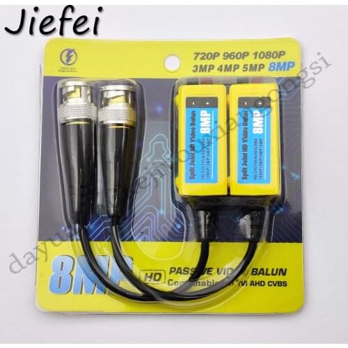 High quality HD BNC Video Balun 8MP 5MP 4MP 3MP 960H 1080P 720P Twisted Transceivers UTP Cat5 HD CVI TVI AHD for CAMERA