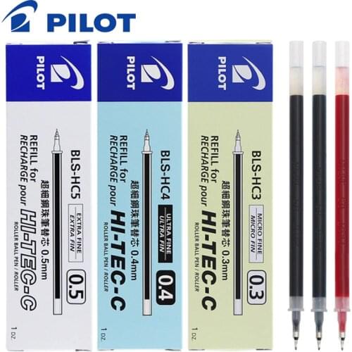 12PCS PILOT Refill BLS-HC3/4/5 Gel Refill Is Suitable For BLLH-20C25/3/4/5 0.3/0.4/0.5mm To Write Smoothly Without Blocking Ink