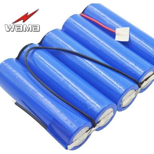 1x Wama 6000mAh 3.7V 18650 5-Series 5S Li-ion Lithium Batteries External Rechargeable Battery Packs for LED Light Power Bank