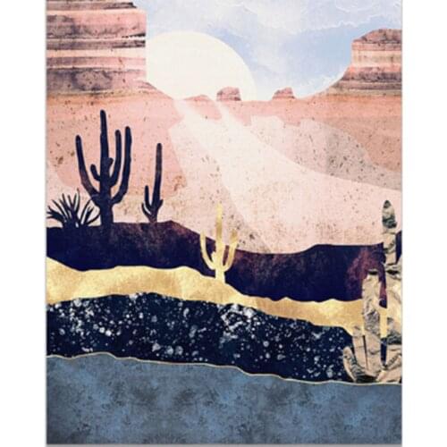 5D DIY Diamond Painting Abstract Landscape Mountain Forest Square/Round Diamond Cross Stitch Kit Mosaic Home Decoratio WG2112