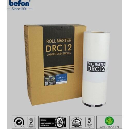 Befon Master Roll DRC12 12 Compatible for DUPLO DP120 DP C 120 120 B4 2 rolls/box