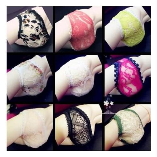 Free shipping 7pcs/set Handmade doll accessories for bjd Lace underwear 1/3 1/4 1/6 BJD doll underwea Christmas gift toys