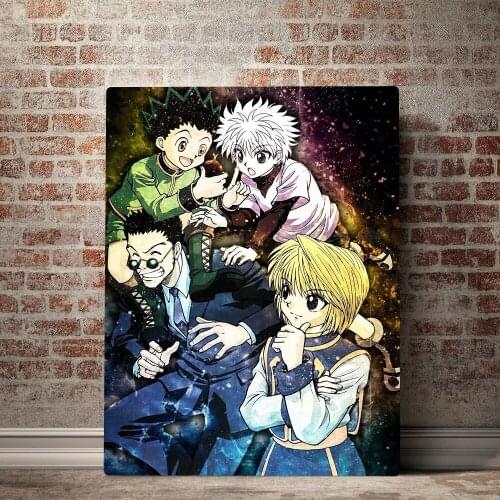 Home Decor Canvas Paintings Hunter X Hunter Anime Japan Role Pictures Wall Art HD Prints Modular Poster Frame For Living Room