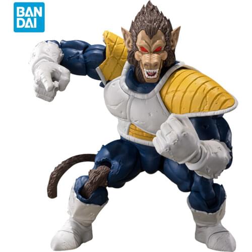 BANDAI SHF Original Anime DRAGON BALL Vegeta Great Ape Statue Action Figures 12inch Toys Collection Model Toys Figurine