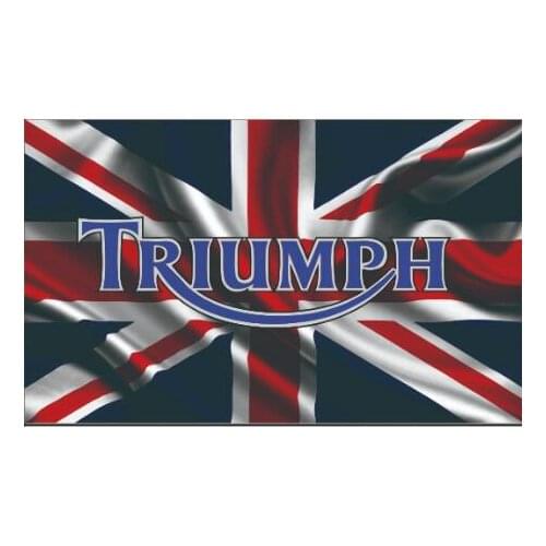 Custom TRIUMPH Motorcycle Flag Motorcycle flag 3x5ft Polyester banner
