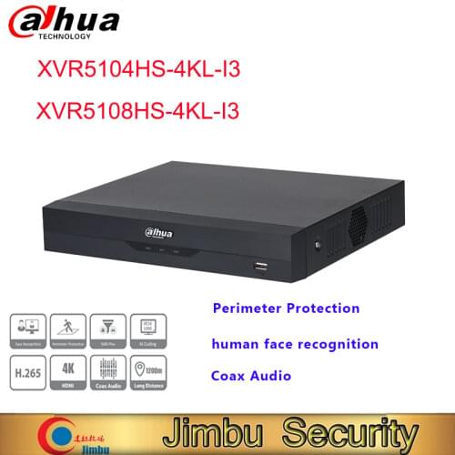 Dahua XVR5104HS-4KL-I2 XVR5108HS-4KL-I2 4ch/8ch 4K-N/5MP Compact WizSense Digital Video Recorder radar видеорегистратор радар
