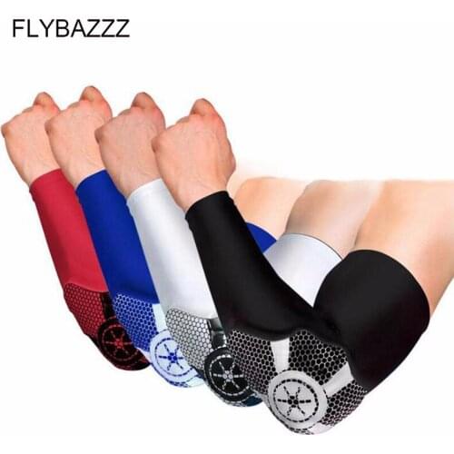 Cool Elastic Sport Cycling Running Elbow Pads Bicycle UV Sun Protection Cuff Cover Protective Arm Sleeve Bike Arm Warmers Sleeve